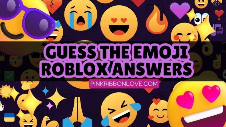 Guess the Emoji Roblox Answers